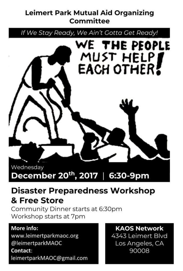 Disaster Preparedness Workshop